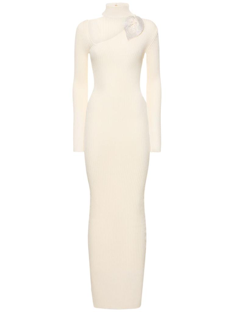 GIUSEPPE DI MORABITO Cotton Knitted Long Dress