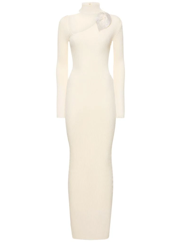 GIUSEPPE DI MORABITO Cotton Knitted Long Dress 1