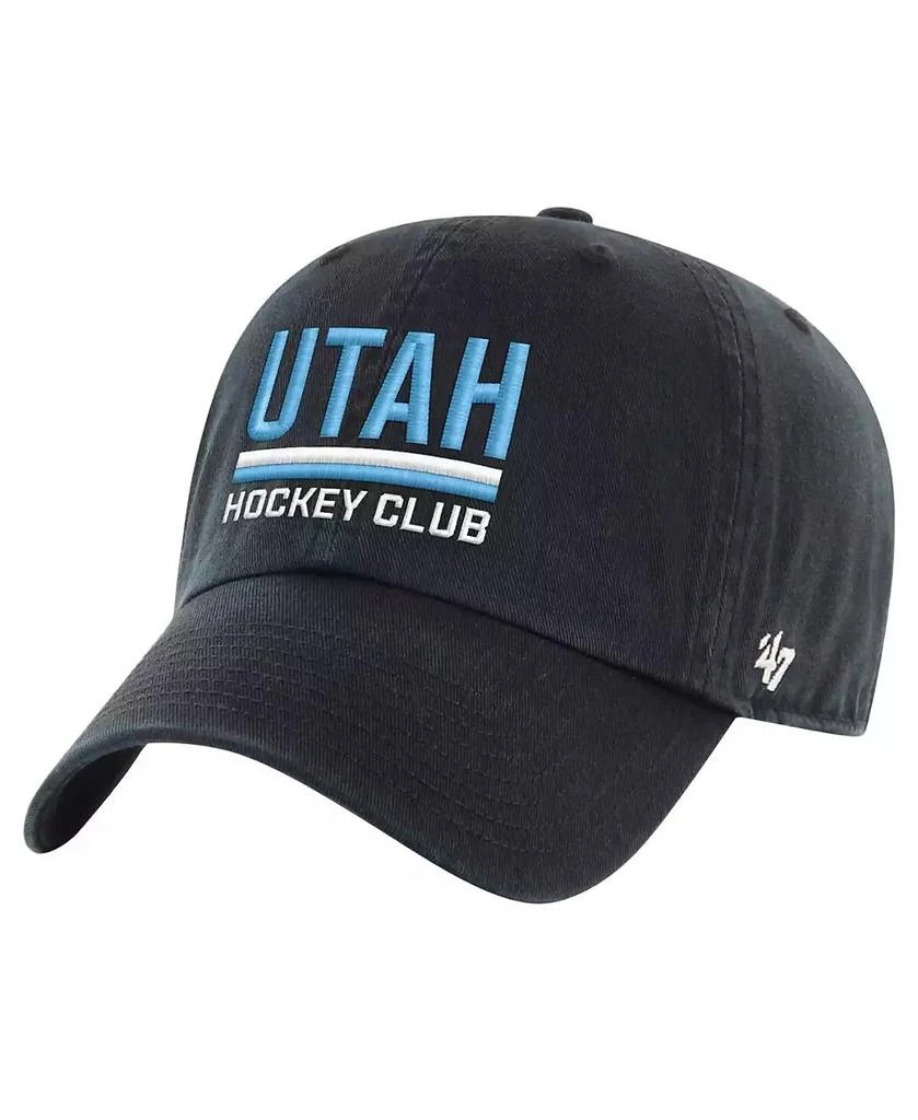 47 Brand Men's Utah Hockey Team Core Logo Clean Up Adjustable Hat 1
