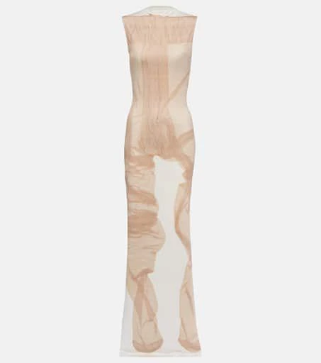Acne Studios x Katerina Jebb printed maxi dress 1