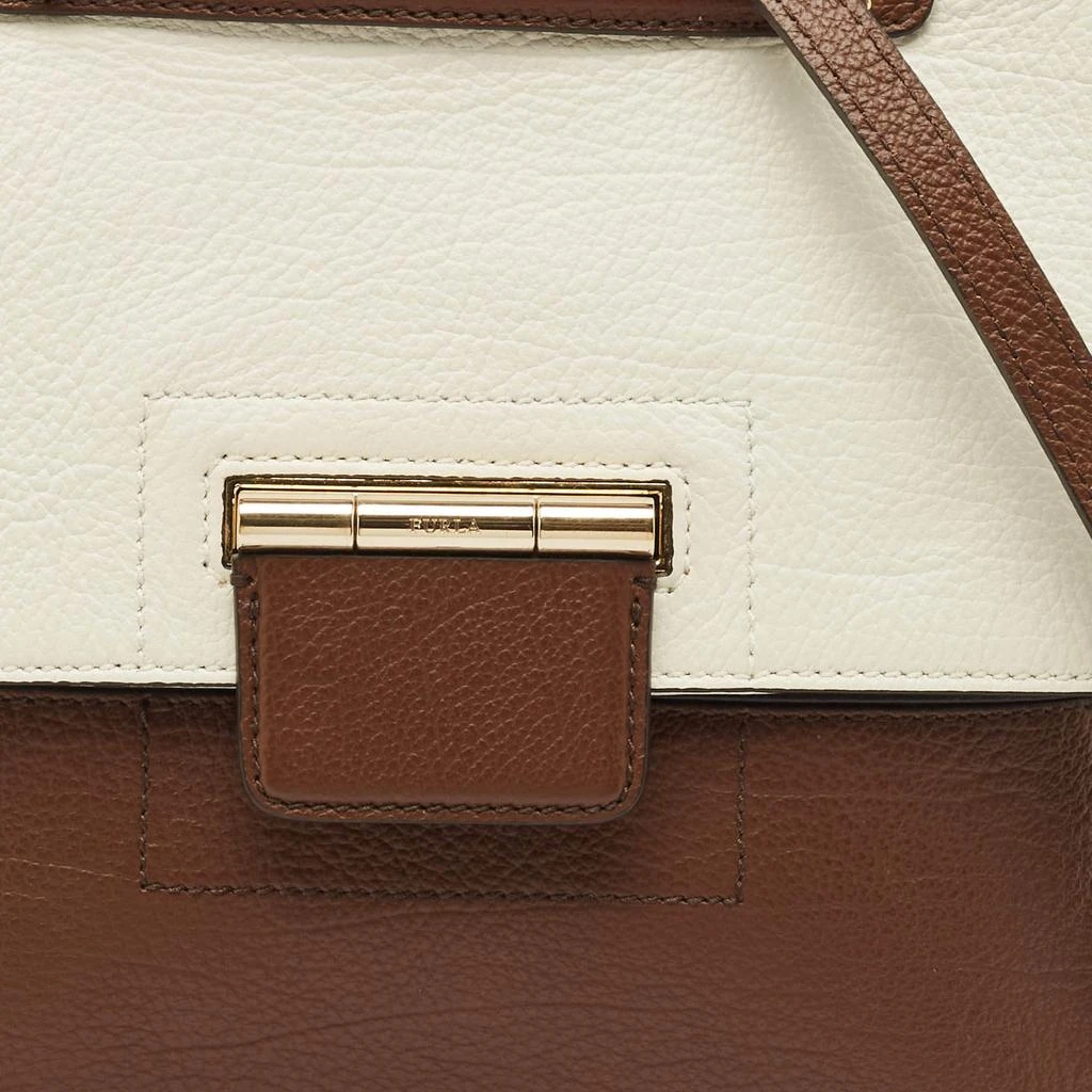 Furla Furla Tricolor Leather Artesia Creta Top Handle Bag 5