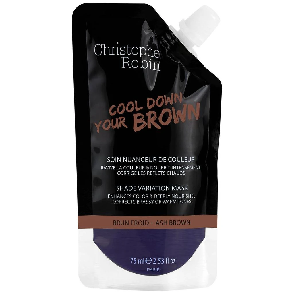 Christophe Robin Christophe Robin Shade Variation Mask - Ash Brown Pocket 75ml 1