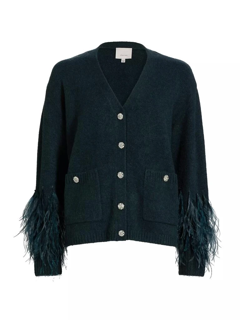 Cinq à Sept Dreama Marnie Feather-Cuff Cardigan 1