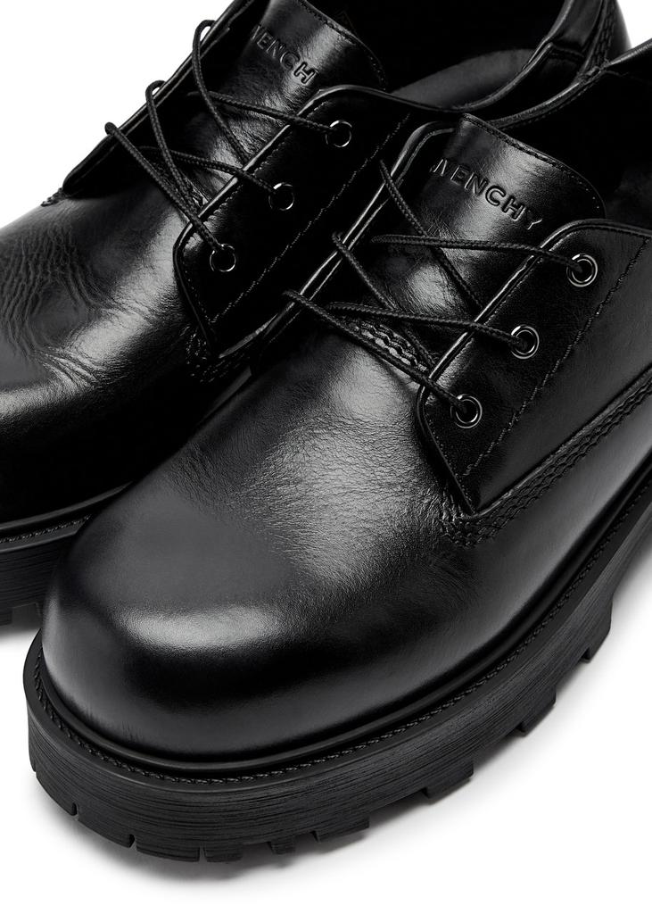 GIVENCHY Storm leather Derby shoes 40-IT40-UK6 - Dress Shoes