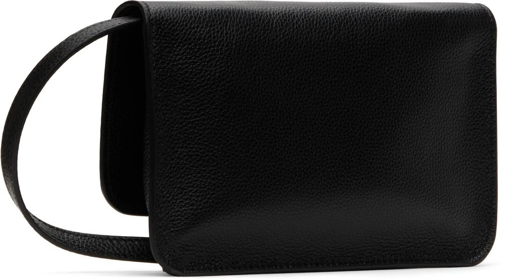 Marni Black Marni Mending Embroidery Leather Shoulder Bag 3