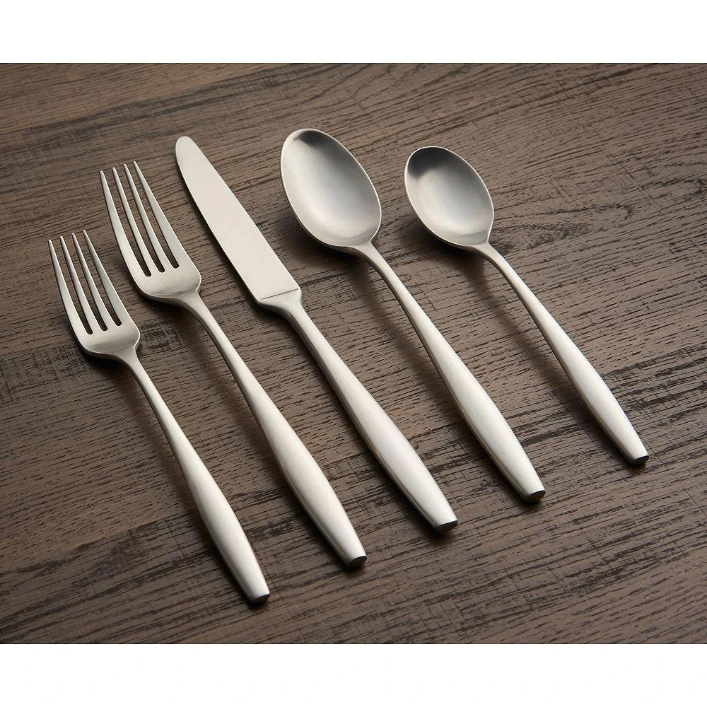 Cambridge Silversmiths Katerina Satin 20 Piece Flatware Set, Service for 4 4