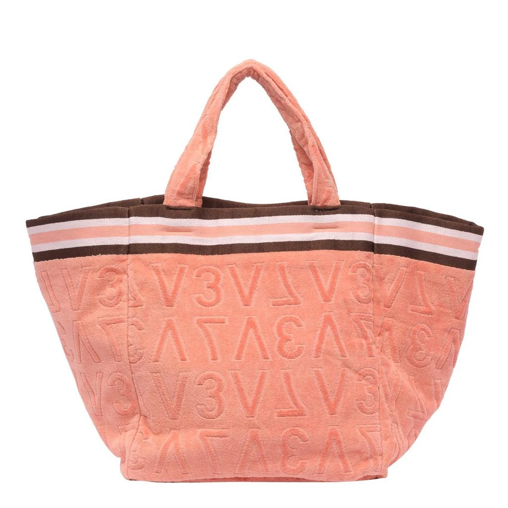 V73 V73 Logo-Embossed Tote Bag 1
