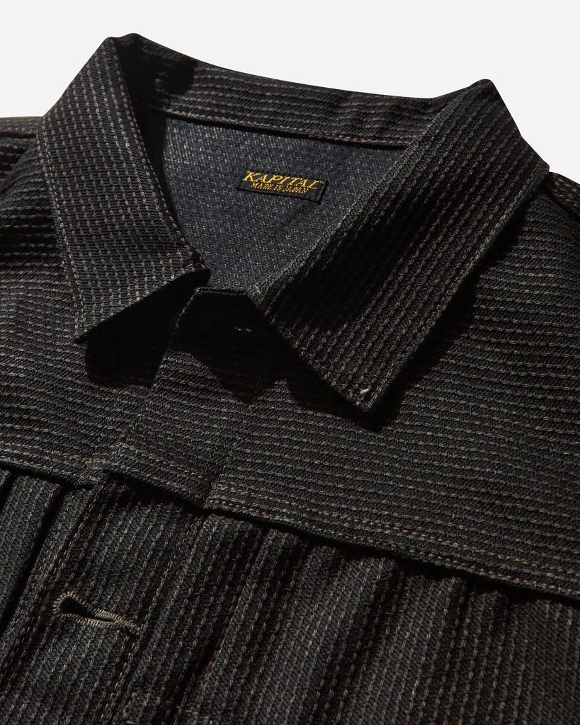 KAPITAL Men's Century Denim No.9 1st Jacket Mud 3