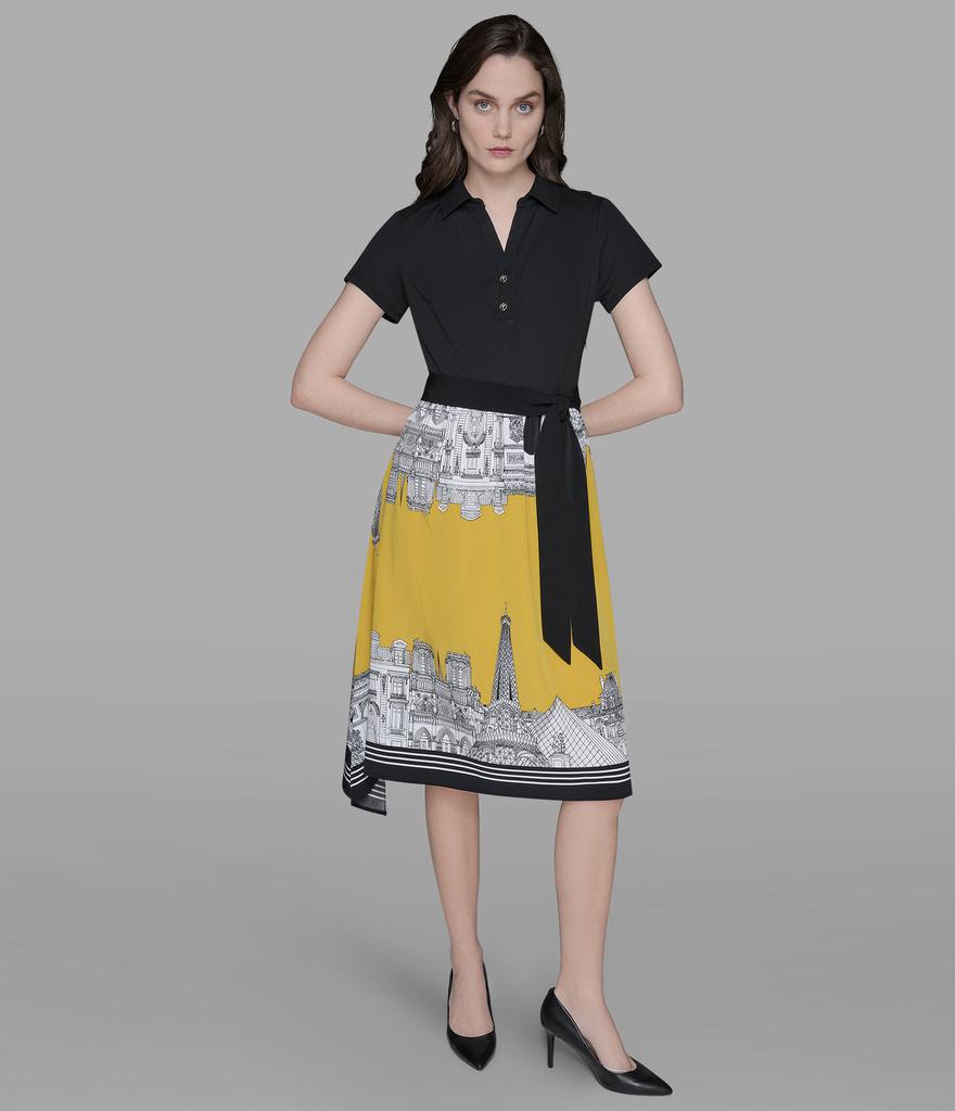 Karl Lagerfeld Paris PARIS SCENE SHIRT DRESS