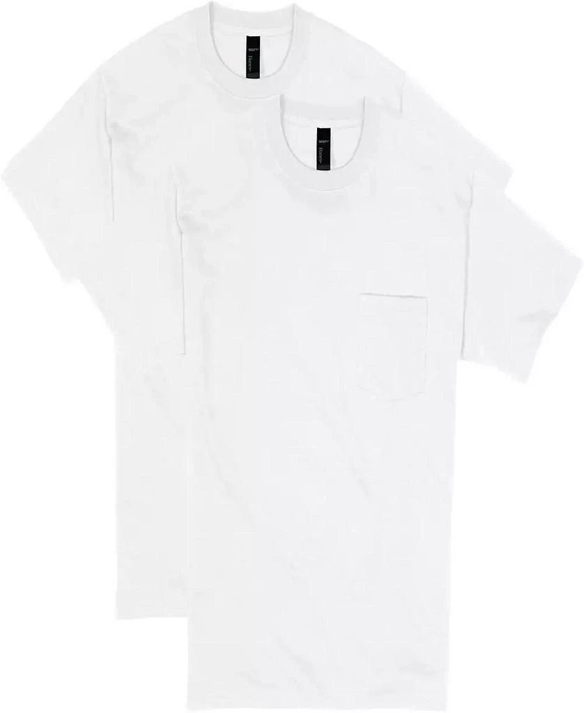 Hanes Beefy-T Unisex Pocket T-Shirt, 2-Pack 3