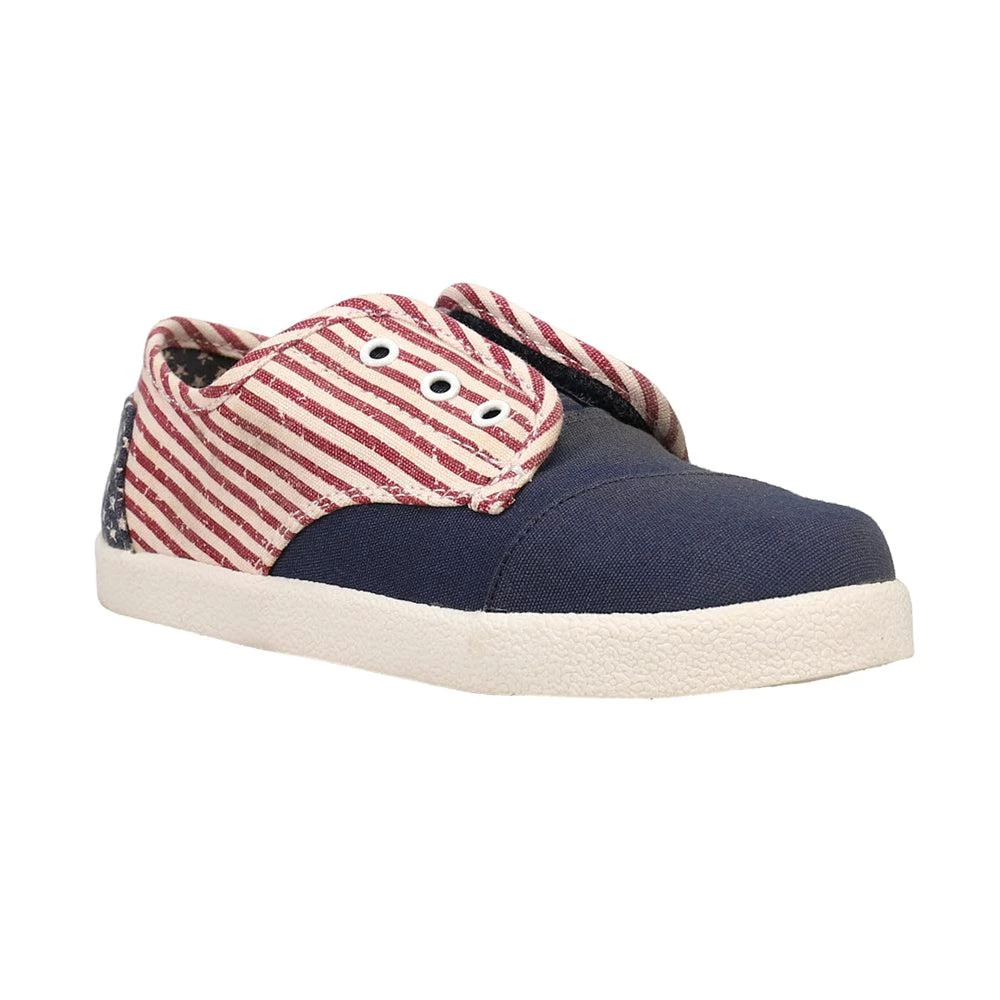TOMS Paseo Patriotic Slip On Sneakers (Little Kid) 2
