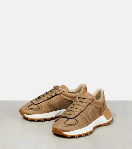 MAISON MARGIELA 50-50 nylon and suede sneakers 5