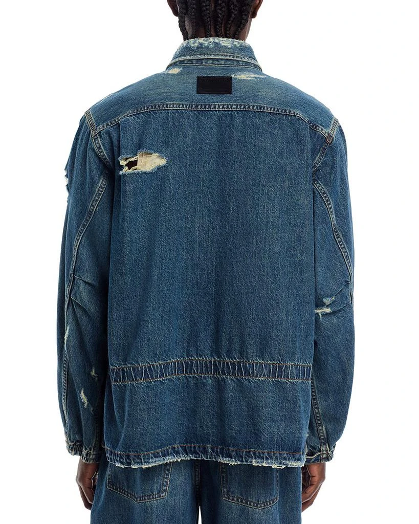 Helmut Lang Distressed Denim Uniform Shirt 4