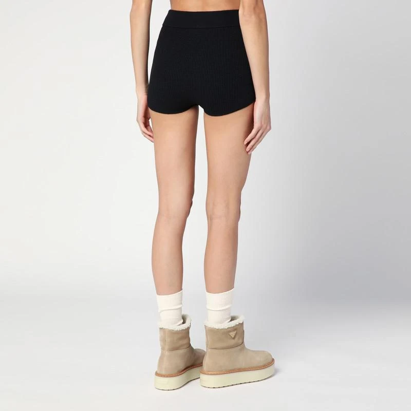 Essentials Black Honeycomb Short 4