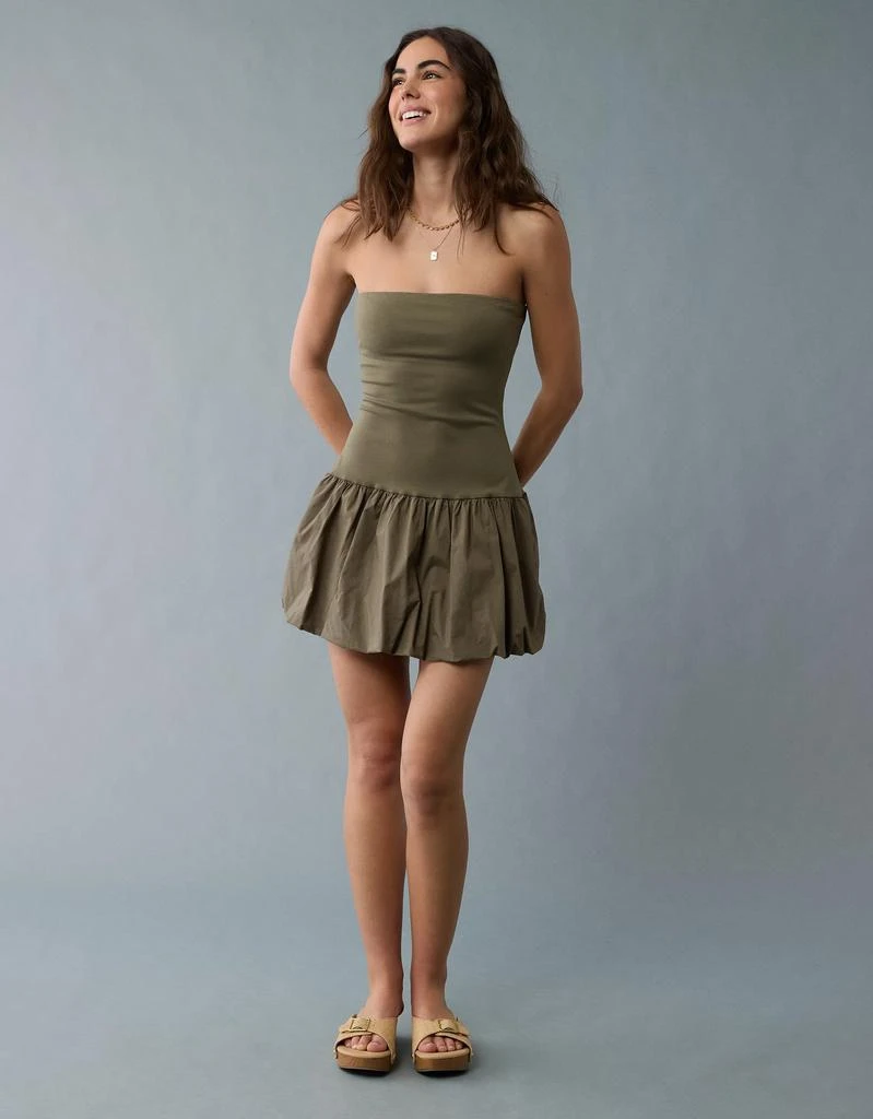 sachin and babi light blue dress AE Strapless Drop Waist Bubble Mini Dress – On Sale Now with Up to 71% Off
