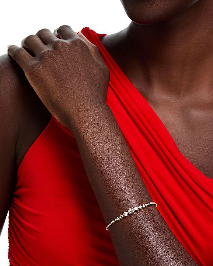 Bloomingdale
s Fine Collection Luxe Collection Certified Lab Grown Diamond Flexible Bracelet in 14K Gold, 2.50 tcw 2