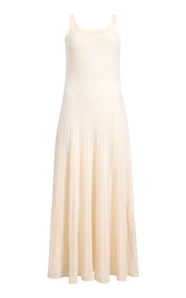 【送料&関税込】Khaite The Trina Long-sleeved Open-back Midi KHAITE The Trina open-back Midi Dress | Black | FARFETCH AO