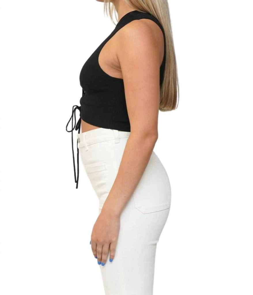 The Range Sleeveless Lace-Front Top 2