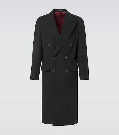 Rubinacci Double-breasted cashmere overcoat 1