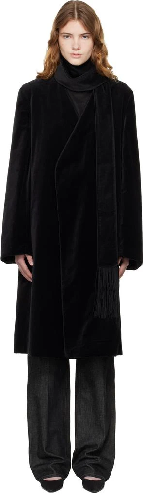 Totême Black Smoking Coat