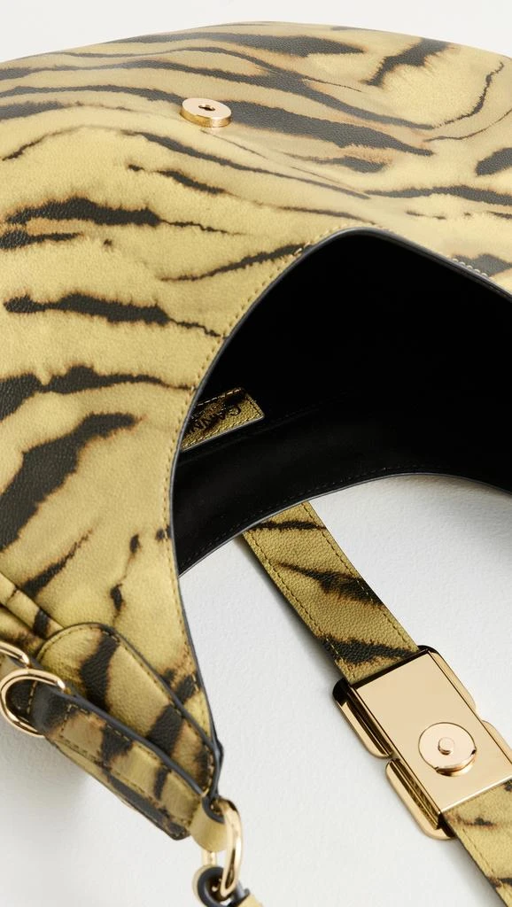 Ganni Kat Small Grained Zebra Bag 5