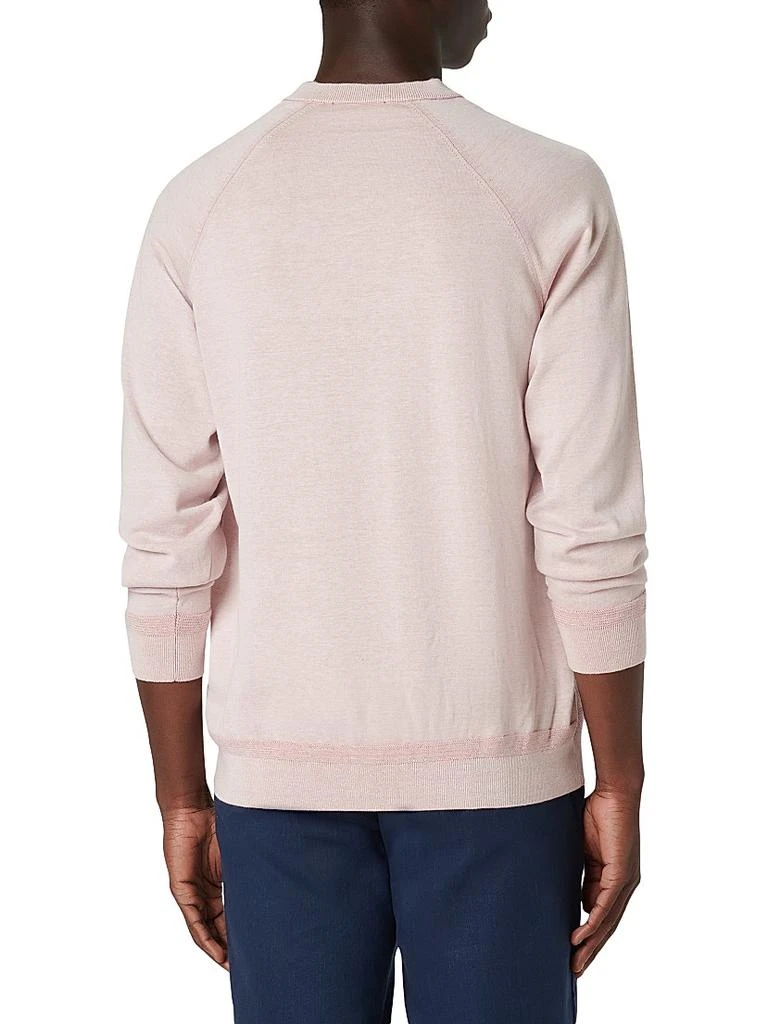 BUGATCHI Cotton-Silk V-Neck Sweater 5