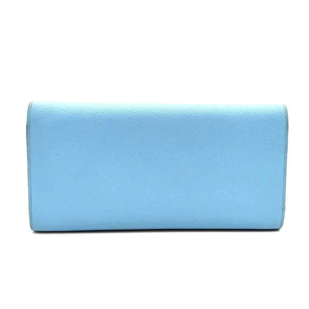 Hermes Celeste blue Epsom Leather Coin Purse/Coin Case (Pre-Owned) 2