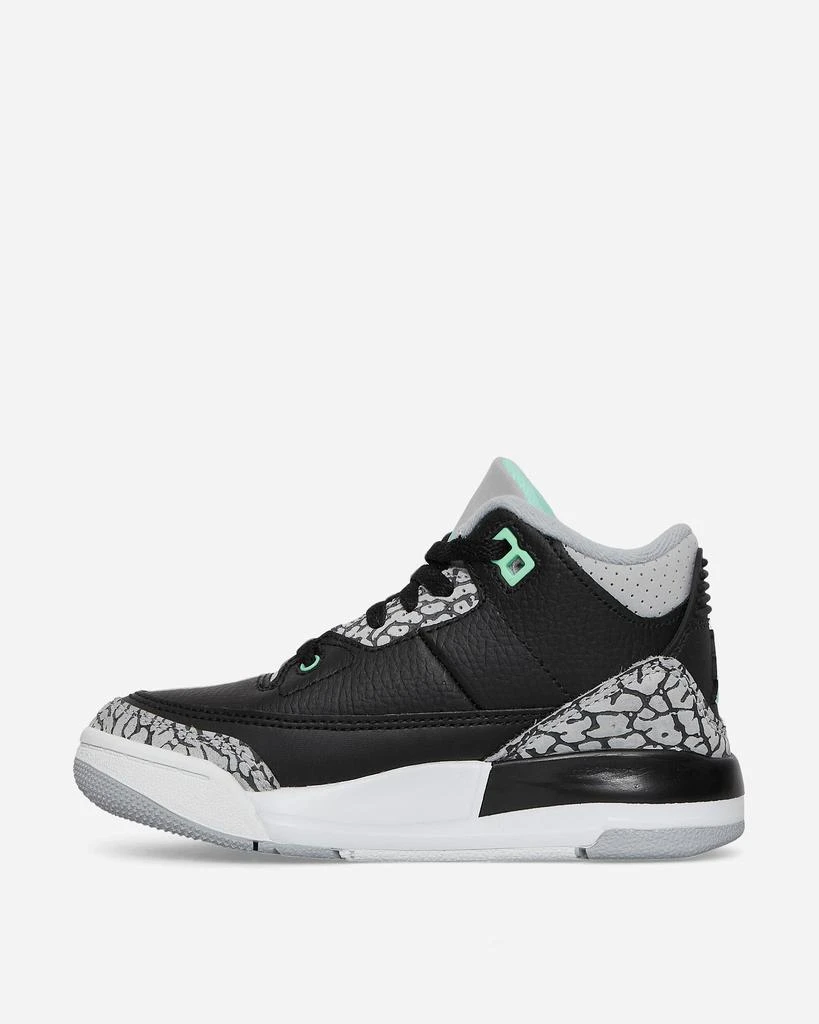 Jordan Air Jordan 3 Retro (PS) Sneakers Black / Green Glow 4