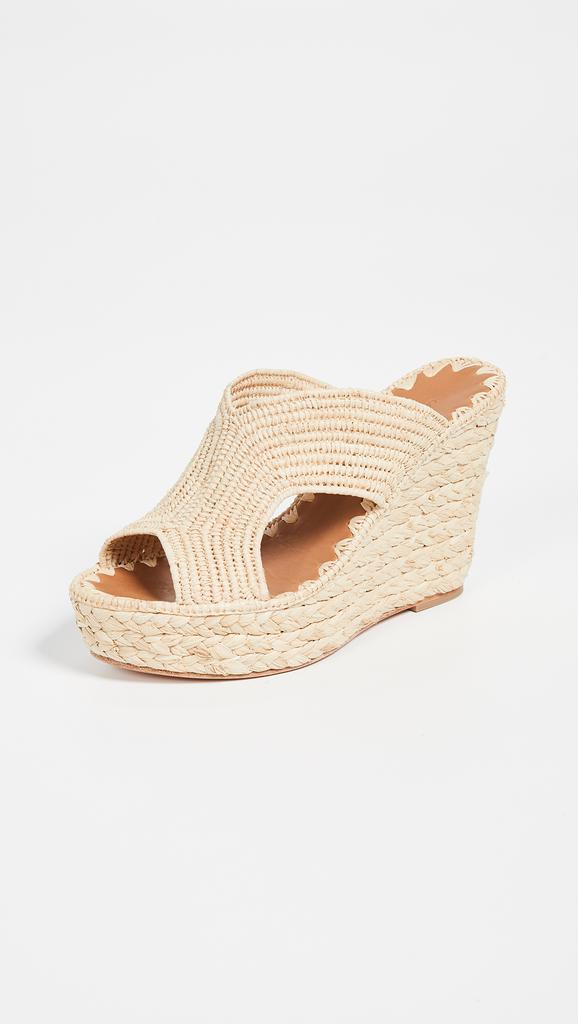 Carrie Forbes Lina Wedge Mules
