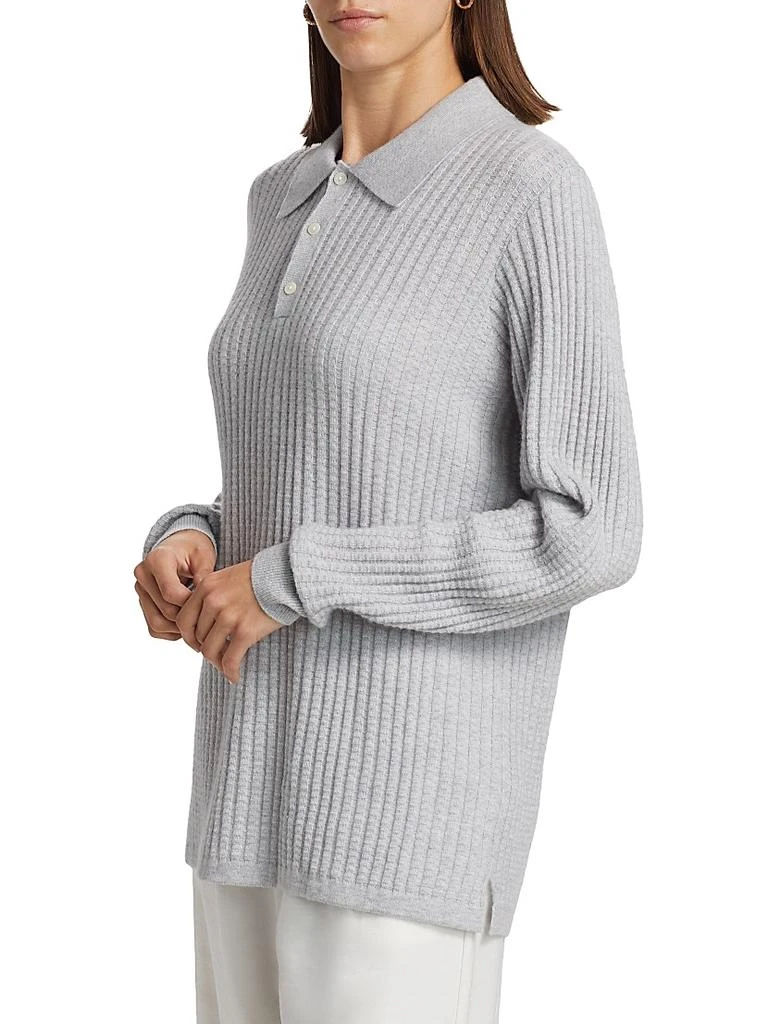 Guest in Residence Theo Waffle Cashmere Polo Sweater 4