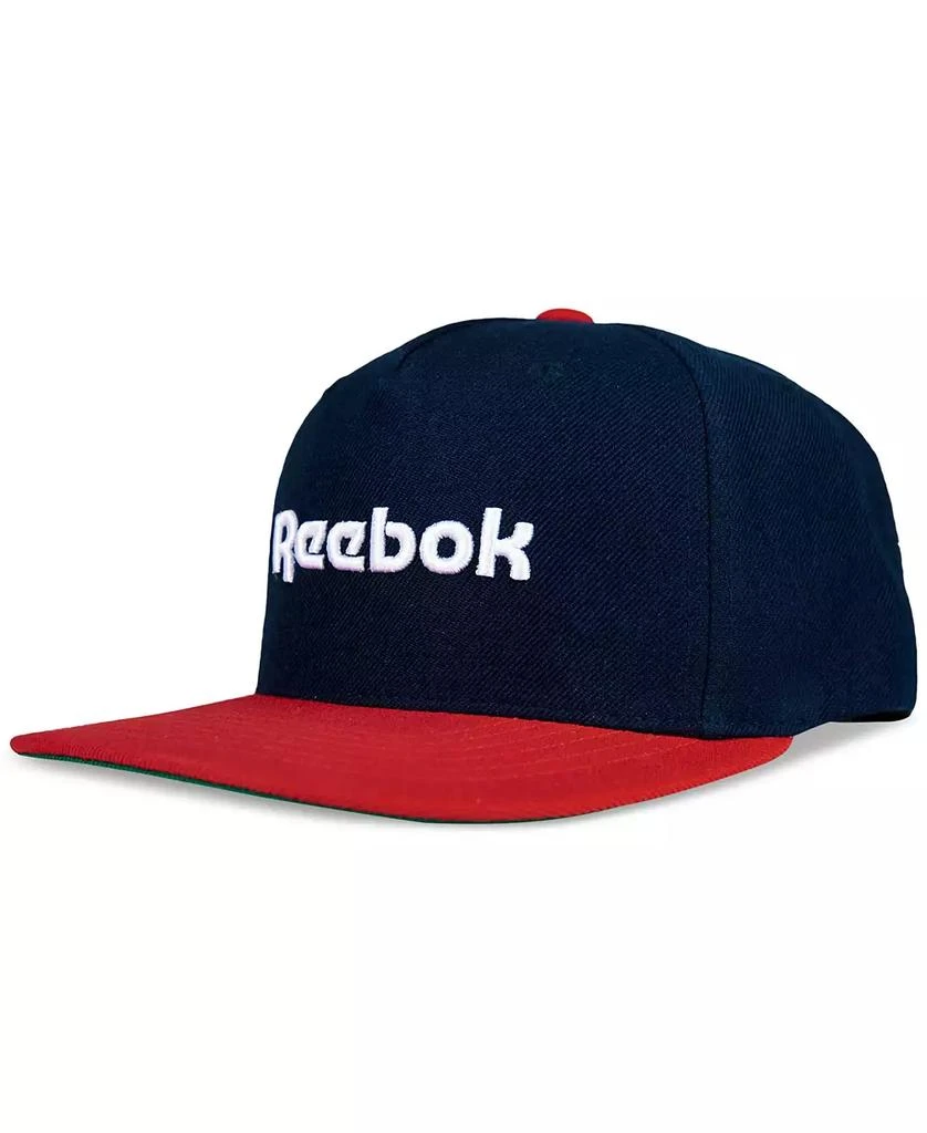 Reebok Men's Logo Embroidered Flat-Brim Snapback Hat 8