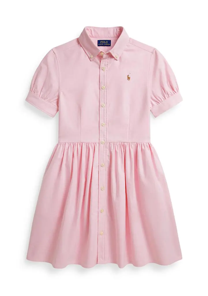 Ralph Lauren Girls 7-16 Cotton Oxford Shirtdress