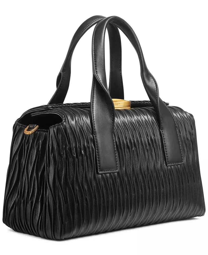 Donna Karan New York Donna Karan Amagansett Soft-Rolled Pleated Satchel with Sculpted Magnet Closure 4