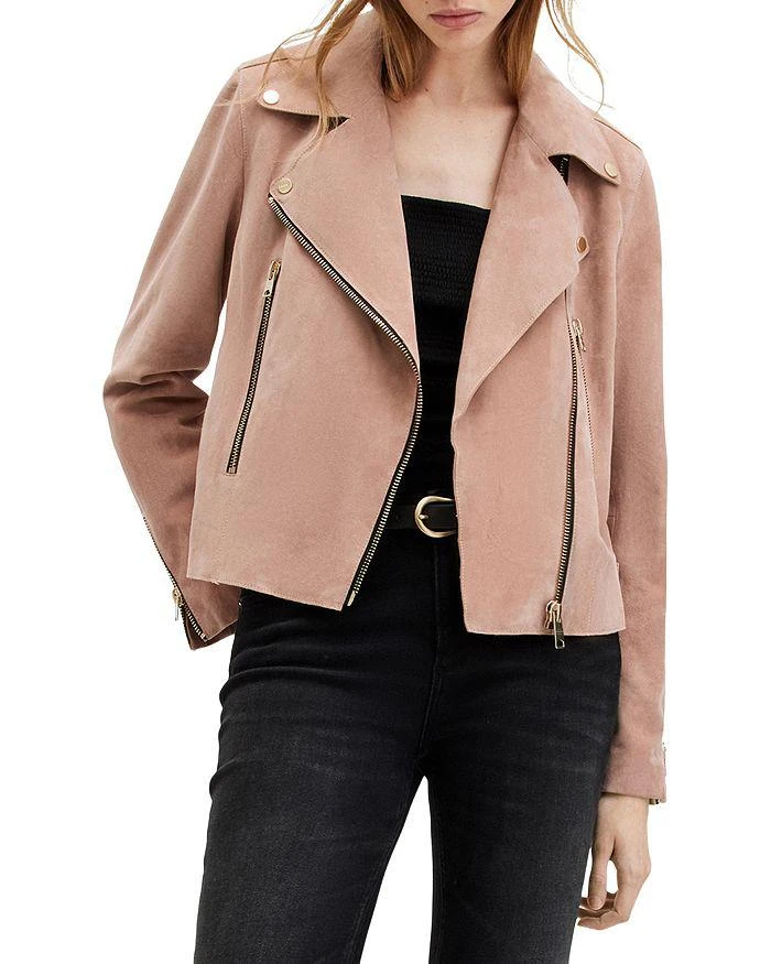 ALL SAINTS Beale Suede Biker Jacket 1
