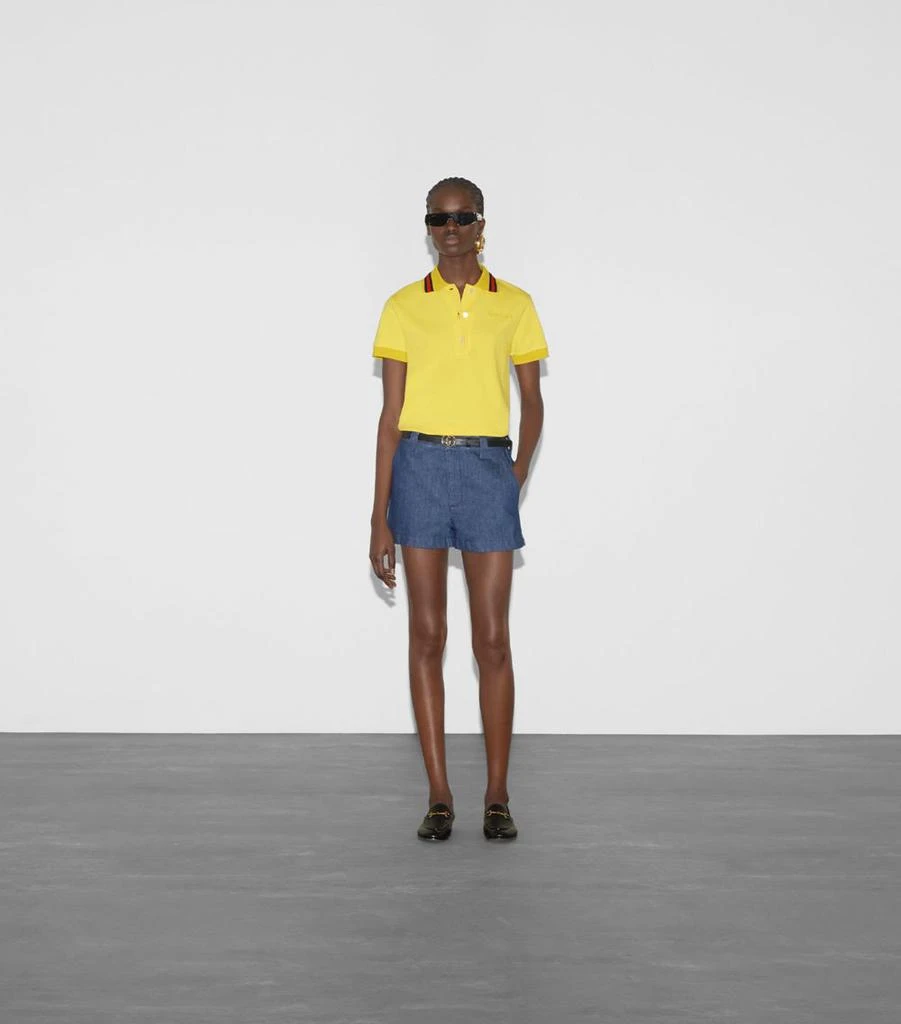 Gucci Cotton-Blend Polo Shirt 2