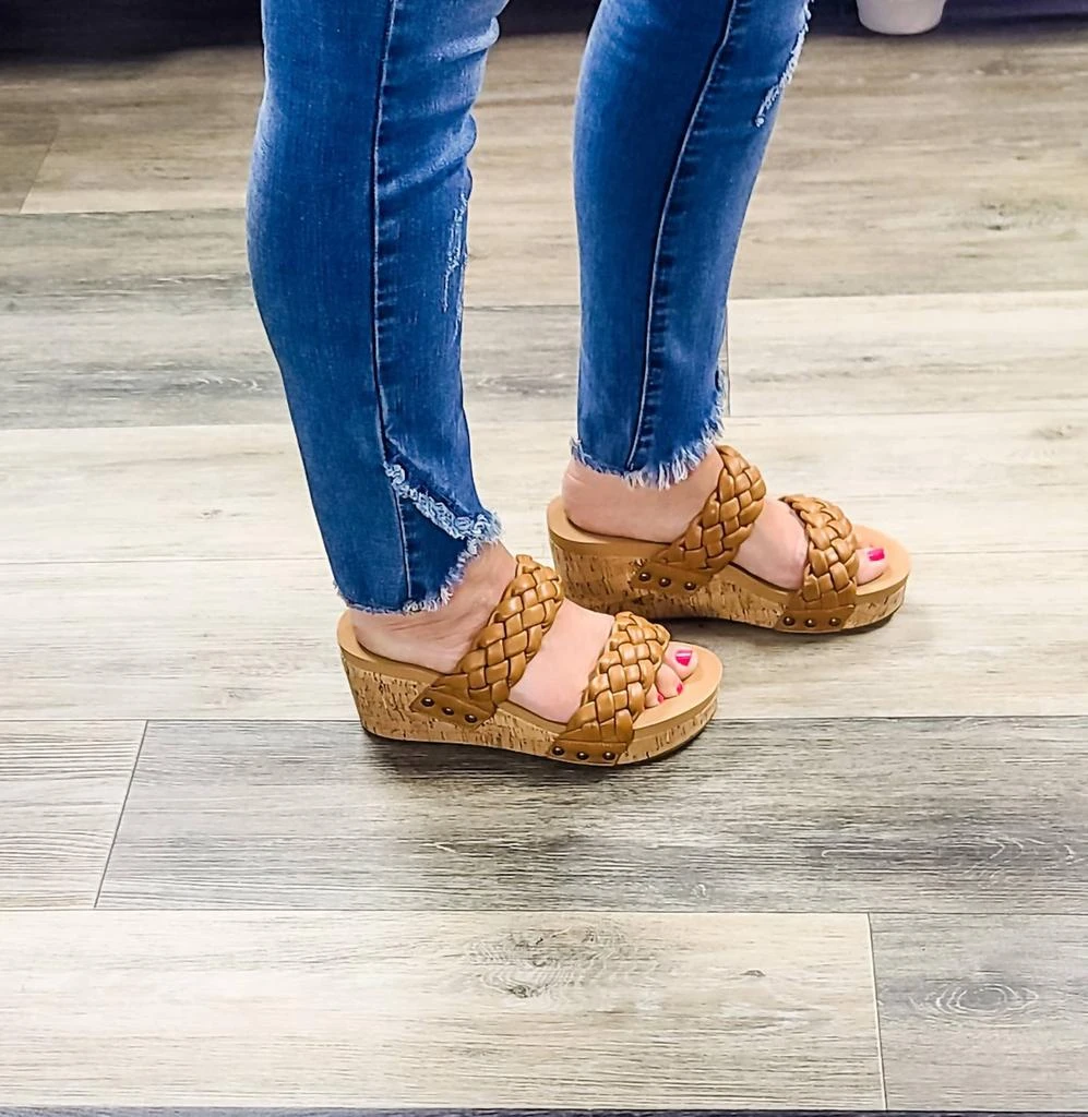 Corkys Footwear Corkys Footwear - Delightful Braided Wedge 3