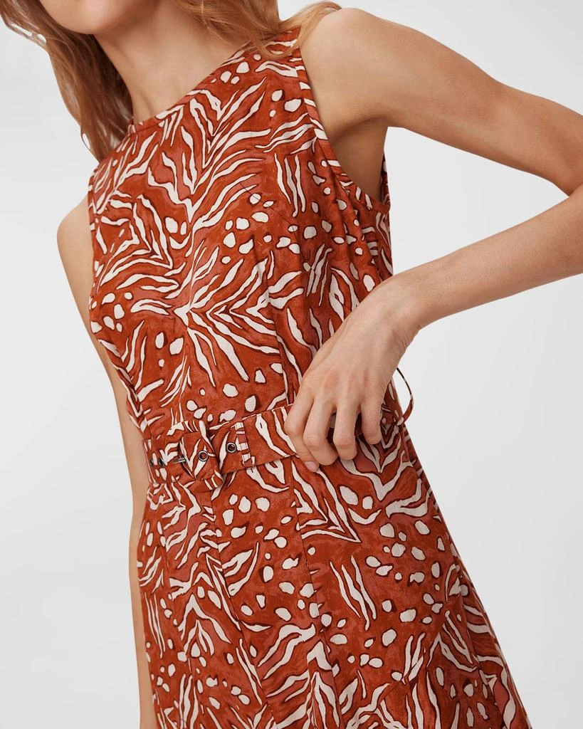 Diane von Furstenberg Elliot Abstract-Print Cotton-Linen Maxi Dress 3