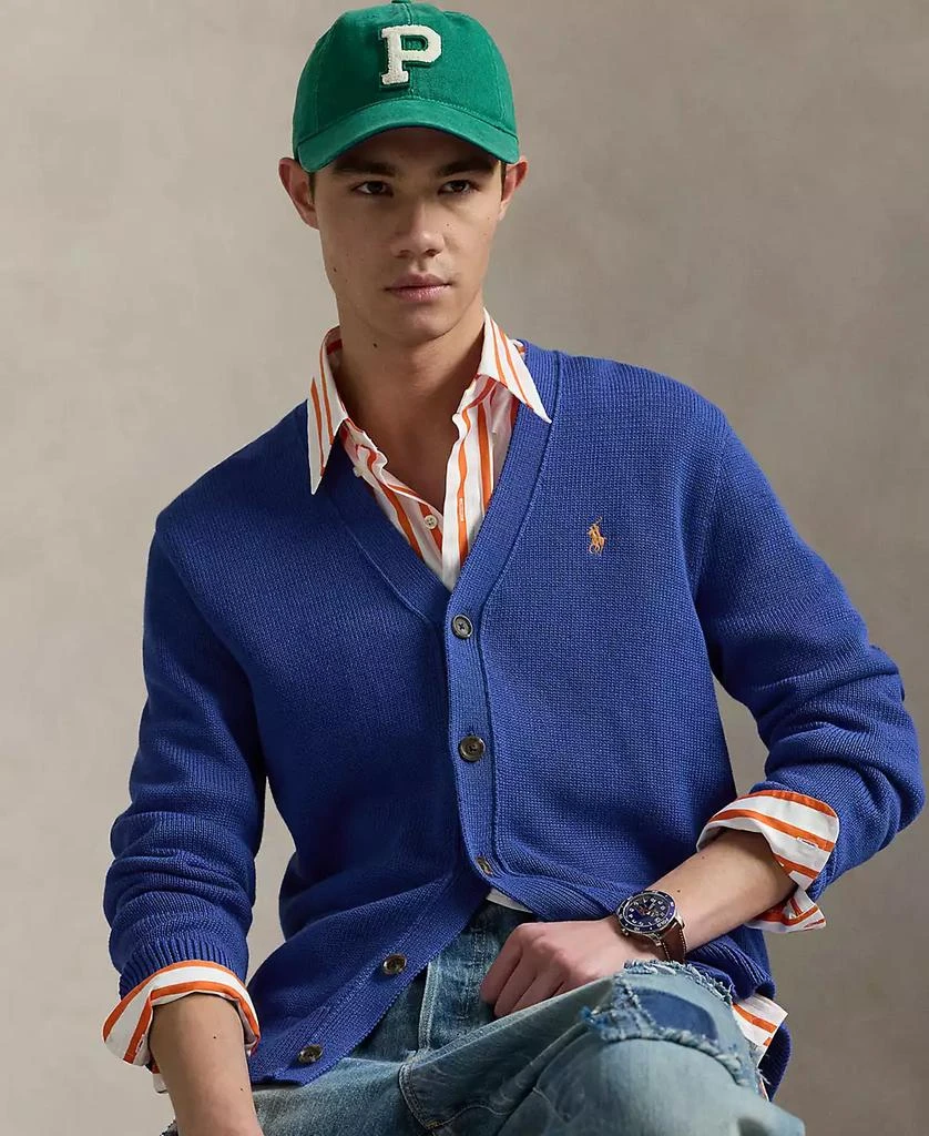 Shop Men's Cotton V-Neck Cardigan on Sale at BeyondStyle – Get 49