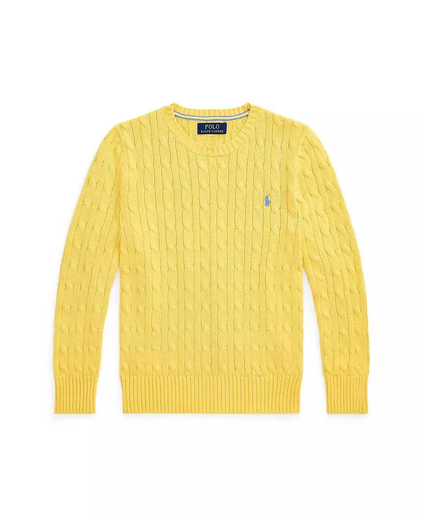Ralph Lauren Big Boys Cable-Knit Cotton Sweater 1