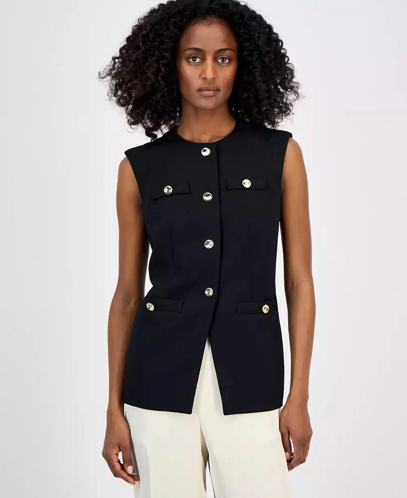 Anne Klein Women's Four-Button Vest 1