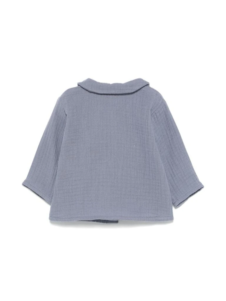 BABE & TESS Blue Shirt Baby Boy 3