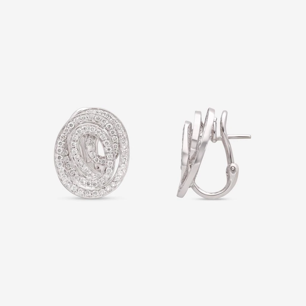 Giloro Giloro 18K White Gold Diamond Cluster Earrings OR0556-170 3