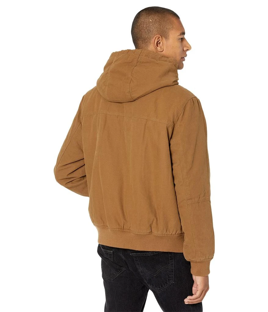 Levi's® Cotton Canvas Hooded Utility Jacket with Sherpa Lining 2