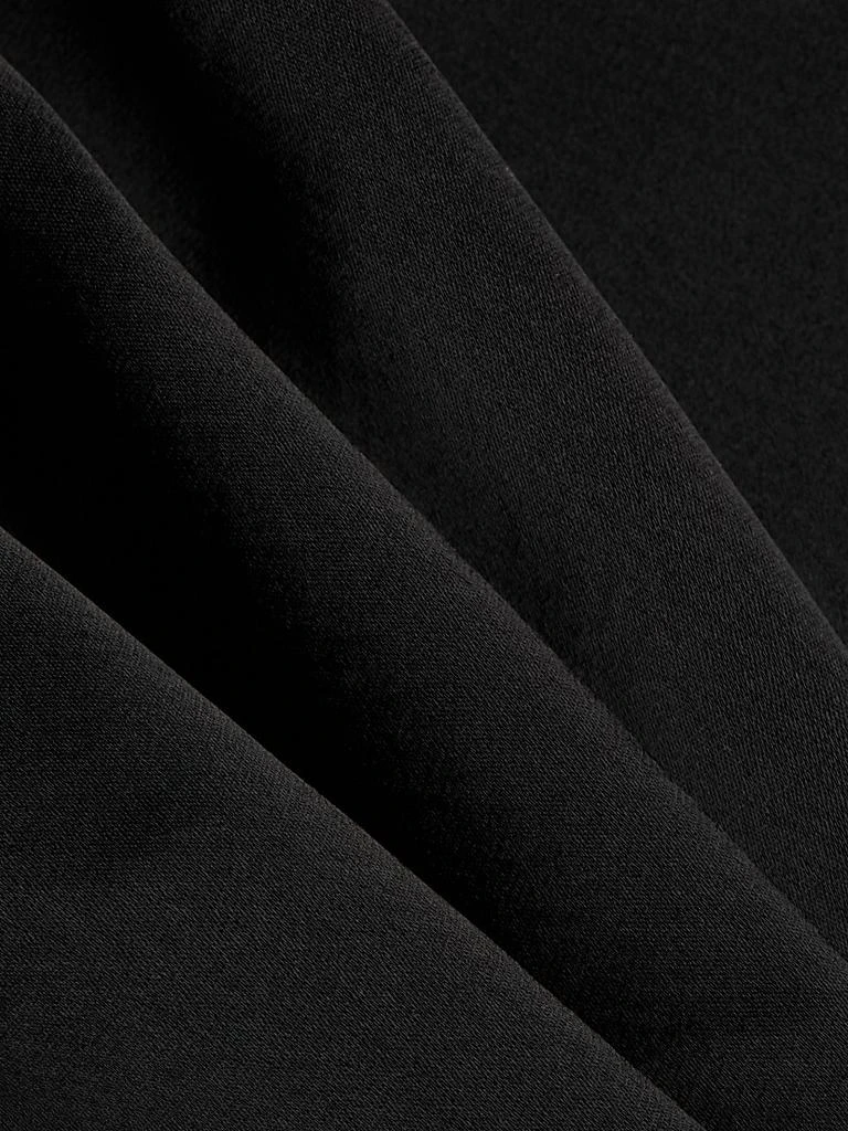 Galvan Evelyn Satin Crisscross Halter Gown 7