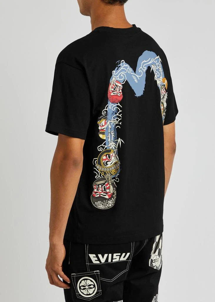 EVISU Logo-print cotton T-shirt 3