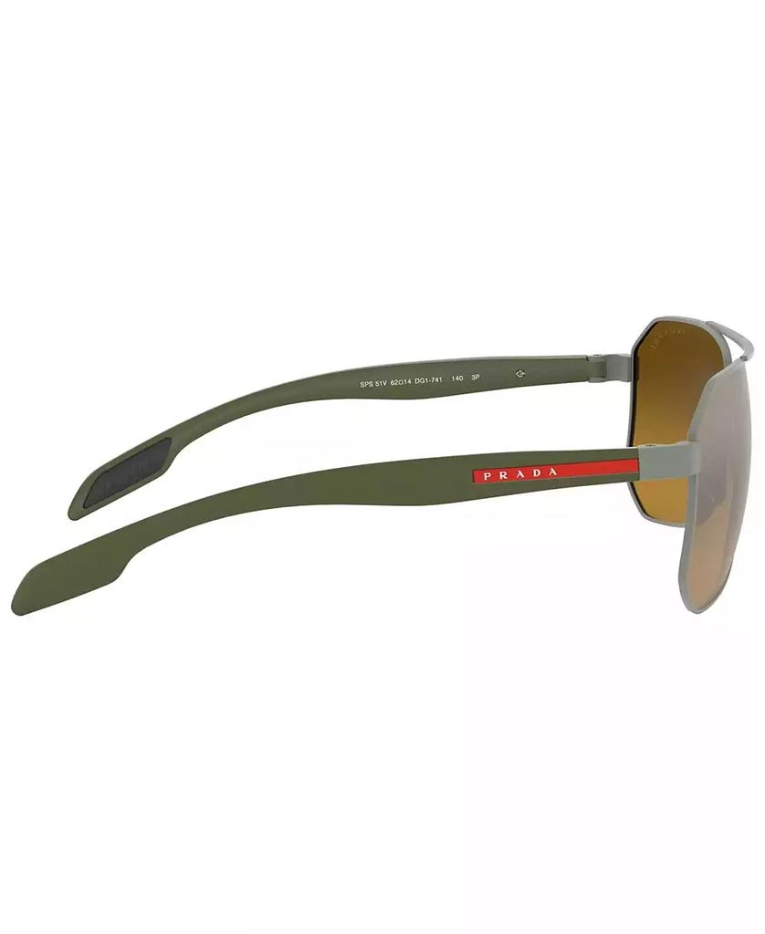 Prada Men's Polarized Sunglasses, PS 51VS 62 4