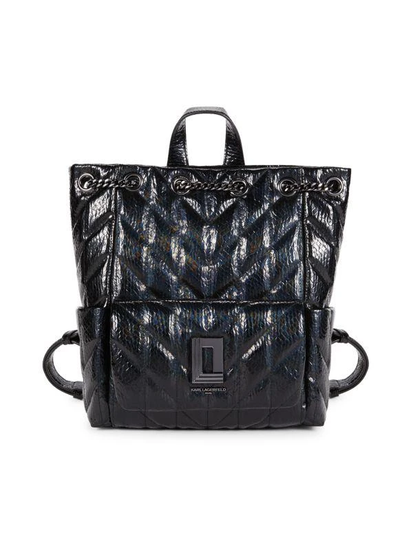 Karl Lagerfeld Paris Lafayette Quilted Backpack 1
