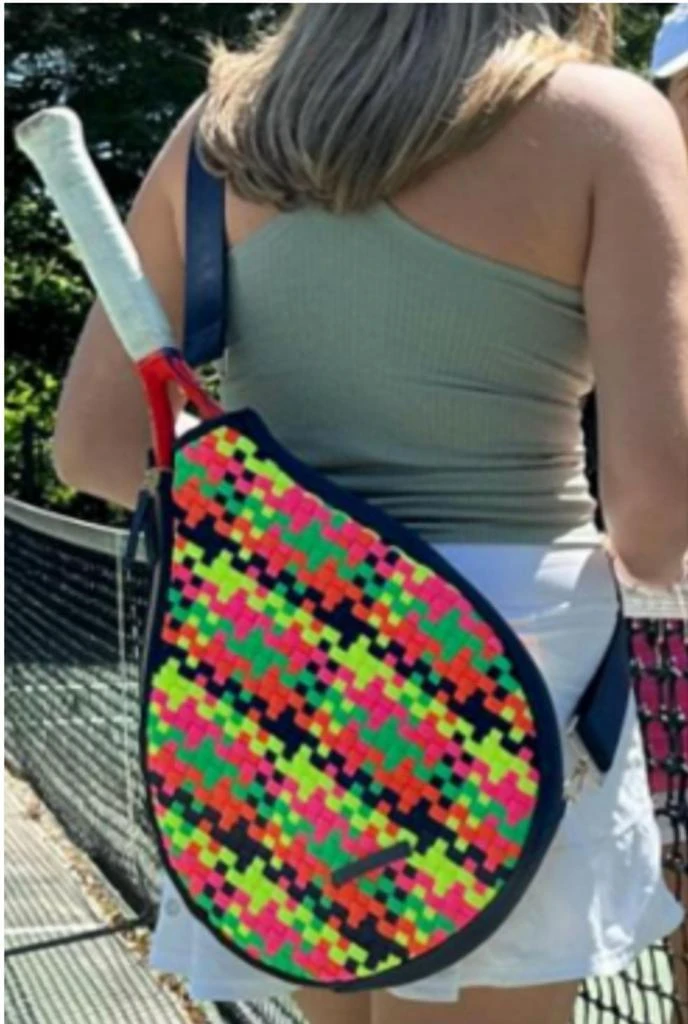 AHDORNED Ahdorned - Brite Tennis Racquet Cover 4