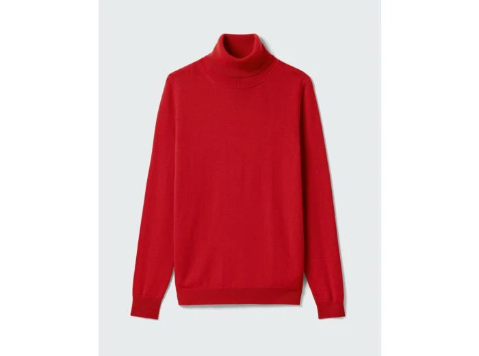 Eric Bompard Pull col roulé classique - Femme - GARNET