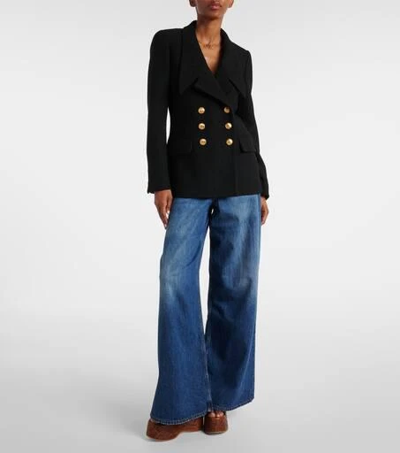 Chloé Double-breasted wool-blend blazer 2